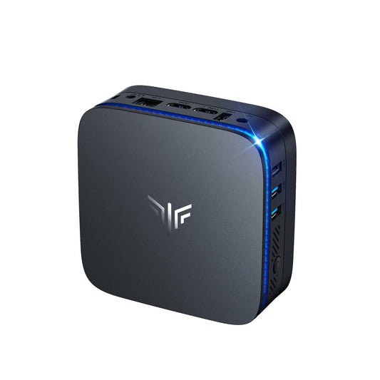 Mini PC Compacto – 8GB RAM, 256GB SSD, 4K Dual HDMI, WiFi & Bluetooth, Ideal para Oficina y Estudio